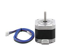 Motor paso a paso, 17hs4401 17 motor paso a paso bipolar 1.7 A 1.8 grados 0.45N.M 42 x 40 mm 4 cables con cable de 1 m, motor paso a paso 17 bipolar para impresora 3D Hobby/DIY CNC