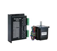 Motor paso a paso 23 57HS56 1.2N 56 mm con controlador de motor híbrido TB6600 DM542 DM556 for grabador CNC e impresora 3D(DM542 double 8mm)