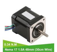 Motor paso a paso de 17 0,34 NM (48,1 oz.in) de 48 mm y 1,5 A for impresora 3D(5PCS 42A03)