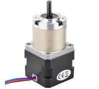 Motor paso a paso de 17 pasos, 4 cables, 0,4 A, 0,52 Nm, con reductor planetario, relación 27:1, for impresora 3D de robot CNC DIY