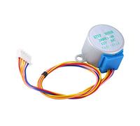 Motor paso a paso de 5 cables, 12V, 4 fases, 28BYJ48, Motor de reducción de engranajes de alto par para, proyectos de bricolaje, robótica, Color plateado, 31x27x19mm