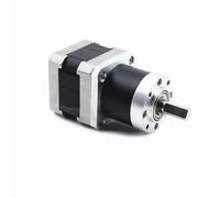 Motor paso a paso de CC de 36 mm con desaceleración planetaria potente, par motor, robot de bricolaje, placa de montaje redonda/cuadrada, 36GP-42H250B(Square Mounting,1 Ratio 115)
