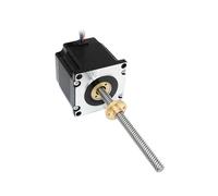 Motor paso a paso lineal de tornillo , Actuador de motor paso a paso lineal con tornillos T8, T9,5 y T10 de varios tamaños(370N Tr10x10-300mm)