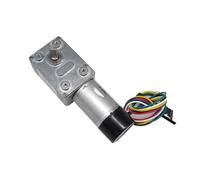 Motor paso a paso Motor ZGY370EC DC con codificador Hall 11PPR JGY370 codifica DC12V Motor de engranaje helicoidal alto par 5-200rpm con respuesta rápida(260)