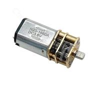 Motor paso a paso, Motorreductor de Metal DC 3,6 V, 230RPM, Micro caja cambios velocidad lenta, reductor N20, Motor eléctrico for destornillador DIY