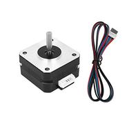 Motor paso a paso Nema 17, motor de 23 mm con 4 conductores, 1A de alto 13N.cm/ 18.4oz-in Motor de paso de CC de 1.8 grados, bajo nivel de ruido 42 Motor eléctrico universal de 2 frases