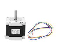 Motor Paso a Paso NEMA 23 Cable de 4 Pines 23HS5628 Motor Paso a Paso de Impresora 3D de 6,35 Mm/8 Mm para Maquinaria Médica de Vigilancia de Impresora 3D (Diámetro del Eje 6,35