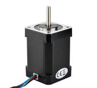 Motor paso a paso Nema17 de 60 mm, 17 pasos, 60 Ncm, 0,64 A, 4 conductores, for extrusor de impresora 3D