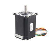 Motor paso a paso Nema23 23HS7628 de 4 conductores, 270 oz-in, 76 mm, 2,8 A, 189 N.cm, bipolar, for máquina de grabado CNC, DM542(23HS7628-8mm)