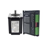 Motor paso a paso Nema23 de 76mm, 2,0 Nm, 3A, 4 conductores con Kit de controlador de pasos híbrido TB6600 / DM542 / DM556 / DM556D(DM542 double 8mm)