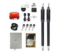 Motor Puerta Corredera, Abridor de puerta oscilante de doble brazo fuerte automático eléctrico de hasta 660 libras KIT de puerta de entrada de hardware for entrada
