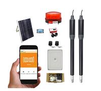 Motor Puerta Corredera, Abridor de puerta oscilante de doble brazo fuerte automático eléctrico de hasta 660 libras KIT de puerta de entrada de hardware for entrada