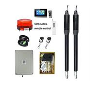 Motor Puerta Corredera, Abridor de puerta oscilante de doble brazo fuerte automático eléctrico de hasta 660 libras KIT de puerta de entrada de hardware for entrada