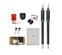 Motor Puerta Corredera, Abridor de puerta oscilante de doble brazo fuerte automático eléctrico de hasta 660 libras KIT de puerta de entrada de hardware for entrada