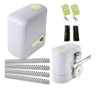 Motor Puerta Corredera hasta 800 kg - Motor puerta corredera exterior - Incluye motor, fotocelulas, cuadro de control, 2 mandos a distancia y 4 metros de cremallera MOTIC