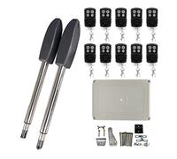 Motor Puerta Corredera, Kit de abridor de puerta oscilante eléctrico automático de 400KG, actuador de Motor de operador de puerta oscilante, Control remoto múltiple opcional for entrada
