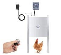 Motor Puerta Corredera, Pollo abrelatas automático Kit de mandos a distancia for abridor de puerta de casa inteligente Granjas Mascotas Perro Herramientas reemplazable cuerda trenzada