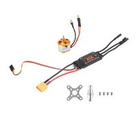 Motor RC PolyGen 2212 KV2200 y ESC 40A, un completo Sistemi sin escobillas para helicóptero RC y kit de motor sin escobillas FPV para drones para construcciones y actualizaciones