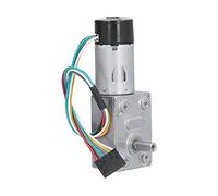 Motor reductor con codificador JGY-370, motor de engranaje helicoidal de 24 V CC con eje único autoblocante, caja de cambios totalmente metálica, eje de salida tipo D de 6 mm para (lo expreso)