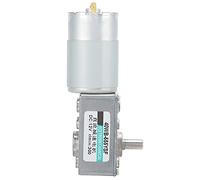 Motor reductor DC 12V 40W con engranajes de gusano metálicos, control de baja velocidad y alta torsión - Operación estable y silenciosa, ideal para robótica y maquinaria de (300 millones/min)