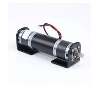 Motor reductor de CC de engranajes planetarios de doble eje de 200 kg.cm, 12 V/24 V, 36-36ZY, motor de baja velocidad y alto par de 8 mm con soporte(12 281rpm)