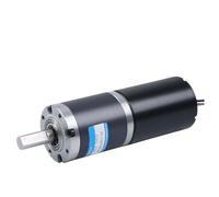Motor reductor de CC sin escobillas 155 kgf.cm, 7-1351 rpm, 12 V/24 V, engranaje planetario ajustable, 42GP-4260, micromotor alto par(24V and bracket,10RPM)