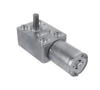 Motor Reductor De Gusano Reversible De Alto Par Motor De Reducción CC 12V CW CCW 40RPM Para Automatización Industrial Y Sistemas De Control (40RPM)