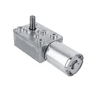 Motor Reductor De Gusano Reversible De Alto Par Motor De Reducción CC 12V CW CCW Para Aplicaciones Industriales Y Automatización (20RPM)