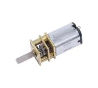 Motor reductor N20 de 12 V, 6 y 3, CC, pequeño, baja velocidad, con engranajes metálicos, avance retroceso(3v,125A)
