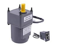 Motor reductor Worm Gear de 25 W con regulador de velocidad, AC 220 V, motor industrial para embalaje e ingeniería, potente y duradero