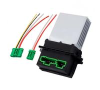 Motor Resistencia Soplador Cable Conector De Resistencia Ventilador Motor Del Soplador Compatible Con Megane MK II 2002-2016 Para Scenic MK I 1999-2003 6441L2 7701048390.(Resistor and plug)