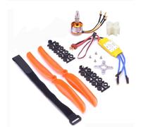 Motor sin escobillas A2212 2212 1400KV 2200KV 30A ESC SG90 9G Micro Servo hélice de 6 pulgadas/8 pulgadas for helicóptero de avión de ala fija RC(1400KV Tplug noServo)