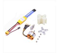 Motor sin escobillas A2212 2212 1400KV 2200KV 30A ESC SG90 9G Micro Servo hélice de 6 pulgadas/8 pulgadas for helicóptero de avión de ala fija RC(1400KV ESC XT60)