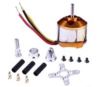 Motor sin escobillas A2212 para aviones RC, 1000 KV/1400 KV/2200 KV, peso ligero 48 g, alta eficiencia > 75%, compatible con multicópteros y modelos de superficies (tubo de 1400 kV)