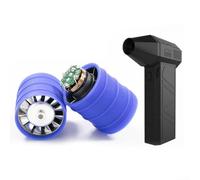 Motor sin escobillas DC 12V Turbo Soplador con 130000 RPM para eliminación eficaz de polvo y uso de electrodomésticos (12 V 11 W + placa)