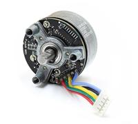 Motor sin escobillas de 38 mm con módulo de controlador 7.4 V 3700 RPM, eje de 6 mm, longitud de 23.3 mm para uso en automatización y pruebas a pequeña escala