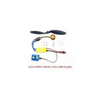 Motor sin escobillas: opciones de 1400 kV y 2200 kV, compatible con ESC de 30-40 A y hélices de 60-80 mm for alas fijas y helicópteros RC.(30AKV1400 Tester8060)