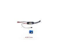 Motor sin escobillas: opciones de 1400 kV y 2200 kV, compatible con ESC de 30-40 A y hélices de 60-80 mm for alas fijas y helicópteros RC.(40A ESC Tester)