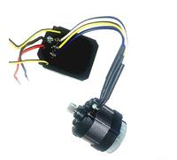 Motor sin escobillas para motosierra eléctrica inalámbrica de 4/6/8 pulgadas, pieza de repuesto mejorada para conversión de herramientas eléctricas de bricolaje, color negro