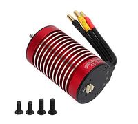 Motor sin escobillas RC 4500kv Motor sin escobillas sin sensores Equipo de potencia Alto par 1400W 4 polos 12 ranuras para autos RC sin escobillas 1/10 con carcasa de aluminio Eje