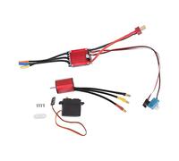 Motor sin escobillas S2430 de 5800 KV con ESC sin escobillas de 25 A y conjunto de servo de engranajes metálicos de 2,2 kg para coche RC 1/16 1/18, combo de motor y ESC de alto par