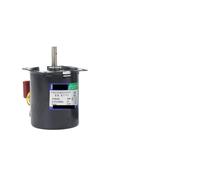 Motor síncrono 100 KG 28 W 68 KTYZ 220 AC Motor síncrono de imán permanente con soporte CW/CCW Velocidad lenta con engranaje metálico de 2,5 a 110 RPM(60rpm with bracket)