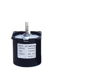 Motor síncrono 60KTYZ Motor de sincronismo magnético permanente 220V AC 14W Motor de engranaje(50rpm)