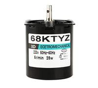 Motor síncrono con imán permanente 68KTYZ, AC220V 28W 5-80r / min Motor sincrónico con imán permanente en miniatura CW/CCW Se utiliza para instrumentos, automatización(5rpm)