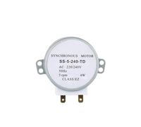 Motor síncrono de bandeja giratoria for horno microondas SS-5-240-TD, 220 V, 4 W, eje semicircular, GAL-5-240-TD