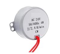 Motor síncrono de imán permanente de CA de 12 V/24 V, 50-60 Hz, 0,9 RPM-70 RPM, eje en D de 4 W, for ventilador de horno microondas.(AC 24V 2-2.4RPM)