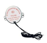 Motor síncrono de ventilador de CA 220 V 240 V, 33 rpm, 4 W, 50-60 Hz, sentido horario, 7 mm de diámetro del eje