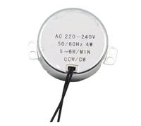 Motor síncrono estable Pro TYC-50 de 5-6 R/min, CA 220 V, 12 V, 50/60 Hz, par de 4 kgf/cm, 4 W, giro a la derecha/izquierda, for microondas, ventilador eléctrico(AC 220-240V)