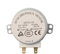 Motor Síncrono For Horno Microondas, Motor De Respaldo For Plato Giratorio, Modelos CA 220-240 V, 5-6 Rpm, 4 W, 49TVZ-A2, 50/60 Hz
