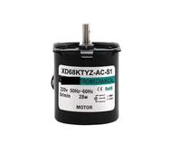 Motor síncrono Modelo 68KTYZ Motor síncrono de CA de eje central 220V 28W 2,5 rpm -110rpm Motor de engranaje Motor de imán permanente(30rpm)